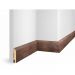 Плинтус Cosca Decor (Коска) МДФ WP07 Экошпон, Дуб Лава 80x16x2400 мм