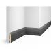 Плинтус Cosca Decor (Коска) МДФ WP07 Экошпон, Ясень Дымчатый 80x16x2400 мм