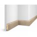 Плинтус Cosca Decor (Коска) МДФ WP07 Экошпон, Ясень Тирамису 80x16x2400 мм