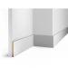 Плинтус Cosca Decor (Коска) МДФ AP73 под покраску, Белый 95x10x2400 мм