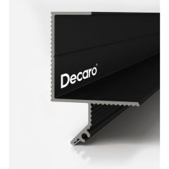 Потолочный теневой профиль Decaro (Декаро) D005.2A Black 30х44х2000 мм Теневой зазор регулируемый от 7 мм Анодированный черный