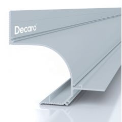 Потолочный теневой профиль Decaro (Декаро) D006 70х75х2000 мм Теневой зазор регулируемый от 25 мм Под покраску