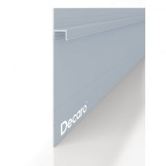 Скрытый профиль Decaro (Декаро) i100 15х131х2000 мм Под покраску