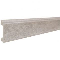 Плинтус напольный Real-Baget (Реал-Багет) с тиснением 2400х80х16 мм, P3-101-N