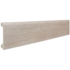 Плинтус напольный Real-Baget (Реал-Багет) с тиснением 2400х80х15 мм, P2-101-N