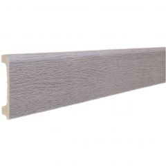 Плинтус напольный Real-Baget (Реал-Багет) с тиснением 2400х80х15 мм, P2-114-N