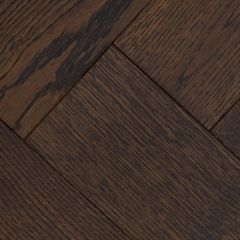 Инженерный двухслойный паркет Damy Floor Luxury Английская елка Рустик Каштановый 600х120х15 мм
