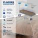 Виниловый SPC ламинат Planker (Планкер) Rockwood 4/33 Дуб Янтарный (Oak Amber) , 1003