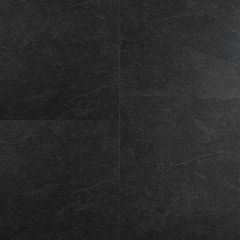Кварцвиниловая SPC плитка ShineStone (ШайнСтоун) Узкая доска 4/43 Черный базальт (Black Basalt), 4002