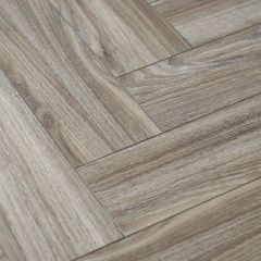 Кварцвиниловая SPC плитка ShineStone (ШайнСтоун) Английская елка 4/43 Дуб Айсан (Aisan Oak), 1005