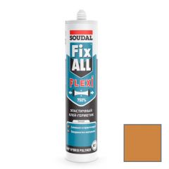 Клей-герметик гибридный Soudal (Соудал) Fix All Flexi коричневый 290 мл
