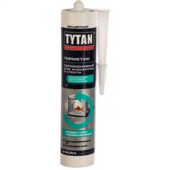Герметик силиконовый Tytan Professional для аквариумов и стекла прозрачный 310 мл