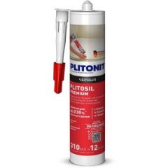 Герметик силиконовый Plitonit (Плитонит) PlitoSil Premium черный 310 мл