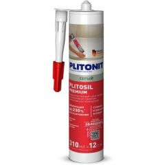 Герметик силиконовый Plitonit (Плитонит) PlitoSil Premium серый 310 мл