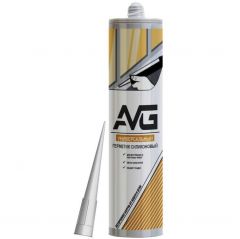 Герметик силиконовый AVG (АВГ) универсальный белый 280 мл