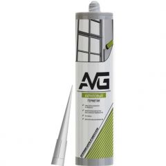 Герметик акриловый AVG (АВГ) универсальный белый 280 мл