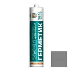 Герметик силиконовый нейтральный Sealteks (Силтекс) Серый SW078 300 мл