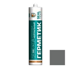 Герметик силиконовый нейтральный Sealteks (Силтекс) Серый SW092 300 мл