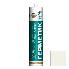 Герметик силиконовый нейтральный Sealteks (Силтекс) Белый SW100 300 мл