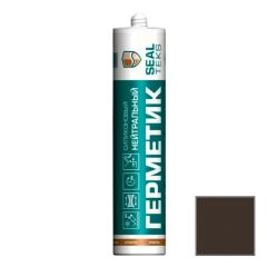 Герметик силиконовый нейтральный Sealteks (Силтекс) Венге SW148 300 мл
