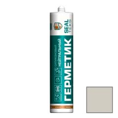 Герметик силиконовый нейтральный Sealteks (Силтекс) Серый SW160 300 мл