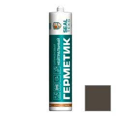Герметик силиконовый нейтральный Sealteks (Силтекс) Светло-коричневый SW164 300 мл