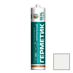Герметик силиконовый нейтральный Sealteks (Силтекс) Белый SW222 300 мл