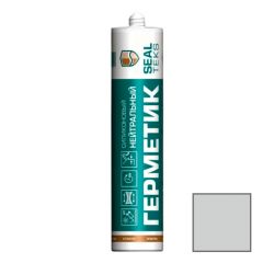 Герметик силиконовый нейтральный Sealteks (Силтекс) Серебристый SW050 300 мл
