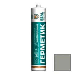 Герметик силиконовый нейтральный Sealteks (Силтекс) Серый SW062 300 мл