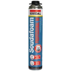 Пена монтажная Soudal (Соудал) Soudafoam Professional 60 пистолетная светло-желтая (выход 60 л) 750 мл