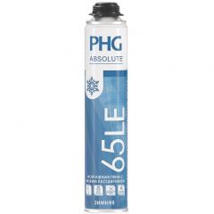 Профессиональная монтажная пена PHG Absolute Prof 65 Low Expansion зимняя (выход 65 л) 870 мл