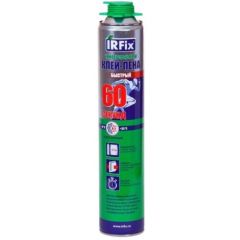 Клей-пена монтажная Irfix 60 всесезонная (выход 60 л) 800 мл