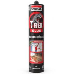 Клей монтажный Soudal (Соудал) T-Rex моментальная схватываемость белый 290 мл