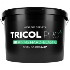 Клей для паркета TRI (Три) Tricol (Трикол) однокомпонентный Pro 1K PT-MS Hard-Elastic 14 кг