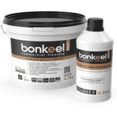 Клей двухкомпонентный 2K PU для LVT и паркета Bonkeel (Бонкил) Prof (4,2+0,56 А+В) 4,76 кг, 656603