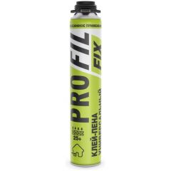 Клей-пена строительная пистолетная Profil (Профиль) Fix универсальная всесезонная 650 мл