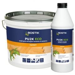 Клей для фанеры и паркета Bostik (Бостик) PU2K ЭКО полиуретановый двухкомпонентный A+B (9+1 кг) 10 кг