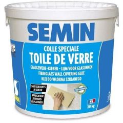 Клей готовый для стеклообоев и стеклотканей Semin (Семин) Colle Toile De Verre 20 кг
