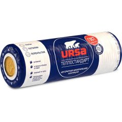 Теплоизоляция Ursa (Урса) Теплостандарт 10000х1220х50 мм, 2 шт (15 кг/м3; 1.22 м3; 24.4 м2), арт 2095978