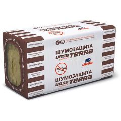 Теплоизоляция Ursa Terra 36 PN Шумозащита 1200x610x100 мм 5 шт (16 кг/м3; 0,366 м3; 3,66 м2) 2096475