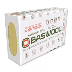 Теплоизоляция Baswool Фасад 120 1200х600х50 мм 6 шт (120 кг/м3; 0,216 м3; 4,32 м2)