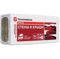 Теплоизоляция Технониколь (Tehnonikol) Master Стены и крыши 1000х610х100 мм, 4 шт (22,25 кг/м3; 0.244 м3; 2.44 м2)