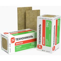 Базальтовая вата Технониколь Роклайт 1200х600х100 мм, 6 шт (30-40 кг/м3; 0.432 м3; 4.32 м2)