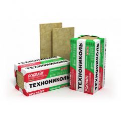 Базальтовая вата Технониколь (Tehnonikol) Роклайт 1200х600х50 мм, 8 шт (35 кг/м3; 0.288 м3; 5.76 м2)