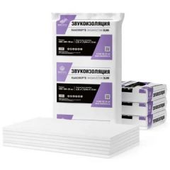 Звукоизоляционные плиты Maxforte (Максфорте) Экоакустик 1200х600х25 мм, 8 шт (1 кг/м2; 0.144 м3; 5.76 м2)