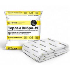 Мат звукоизоляционный Acoustic Plus (Акустик Плюс) Терлен Вибро-М 5000х1500х14 мм 1 шт. (7,5 м2), арт 393