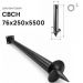 Свая винтовая ЭкоФундамент (EcoFundament) СВСН 76х250х5500 мм