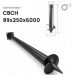 Свая винтовая ЭкоФундамент (EcoFundament) СВСН 89х250х6000 мм