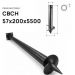 Свая винтовая ЭкоФундамент (EcoFundament) СВСН 57х200х5500 мм