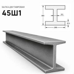 Балка стальная двутавровая ММК (MMK) №45 Ш1 (м.п.)